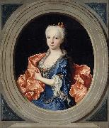 Jean-Franc Millet Retrato de la infanta Maria Teresa oil on canvas